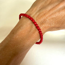 Indlæs billede til gallerivisning Armbånd, bambus koral - 19 cm Gua-sha.dk