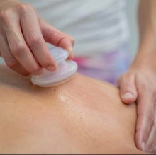 Indlæs billede til gallerivisning Cuppingsæt til kroppen fra Crystallove - lyseblå cupping sæt Gua-sha.dk