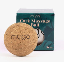 Indlæs billede til gallerivisning Myga Kork Massagebold 5 cm – Trigger Point & Muskelafspænding Gua-sha.dk