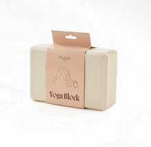 Indlæs billede til gallerivisning Yogablok i Hård Skum – Beige Gua-sha.dk