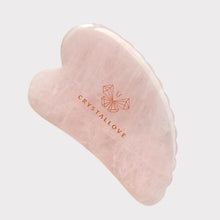 Indlæs billede til gallerivisning Crystallove 3D Gua Sha - Rosa Kvarts gua sha Gua-sha.dk