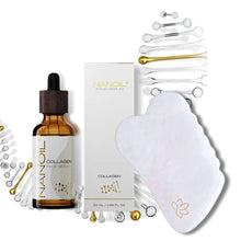 Indlæs billede til gallerivisning Kollagen Kit - Ellie Gua Sha + Kollagen Serum Gua-sha.dk