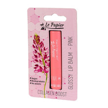 Indlæs billede til gallerivisning Le Papier - Collagen Boost - Glossy Lip Balm - Pink Gua-sha.dk