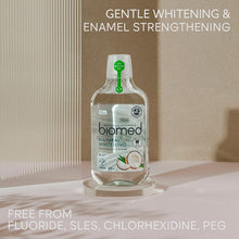 Indlæs billede til gallerivisning biomed® - Natural Whitening Mundskyl - Mint & coconut - lysner 0,5 tone Gua-sha.dk
