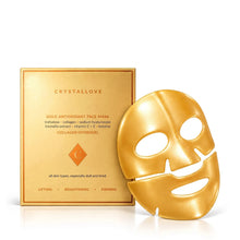 Indlæs billede til gallerivisning Crytsallove - Hydrogel antioxidant ansigtsmaske med kollagen, vitamin C og E Gua-sha.dk