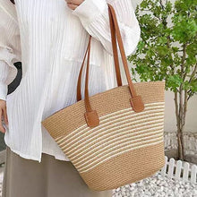 Indlæs billede til gallerivisning Nora sommertaske - By Stær - Beige/råhvid Gua-sha.dk