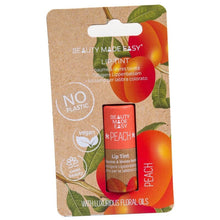 Indlæs billede til gallerivisning Lip Balm Tint Peach – Beauty Made Easy | Plejende Læbepomade Beauty Made Easy