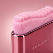 Indlæs billede til gallerivisning Crystallove face contour brush pink Gua-sha.dk