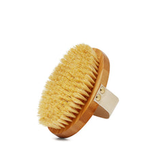 Indlæs billede til gallerivisning Naturlige agavefibre på CRYSTALLOVE tørbørste til effektiv hudeksfoliering