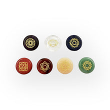 Indlæs billede til gallerivisning Chakrasten med symboler Gua-sha.dk