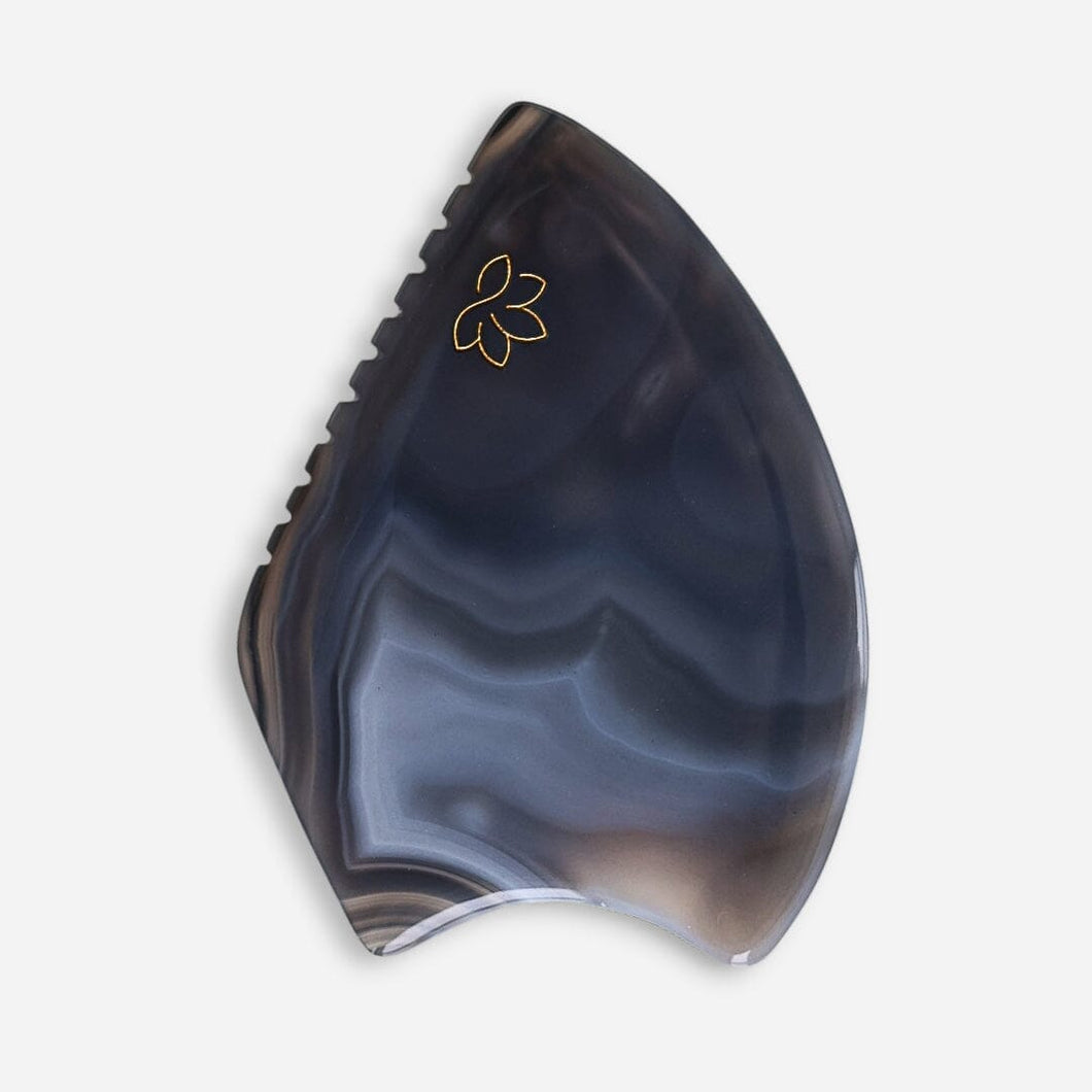 Facial Gua Sha - Agate - 2. sortering Gua-sha.dk