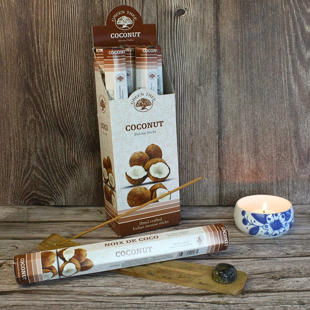 Røgelsespinde - Coconut - (20 stk.) Gua-sha.dk