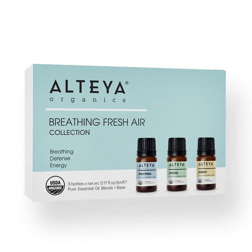 Alteya Organics - Økologiske Essentielle olier - Breathing Fresh Air Gaveæske Gua-sha.dk