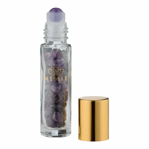 Mimie Roll-On med krystaller Ametyst Gua-sha.dk