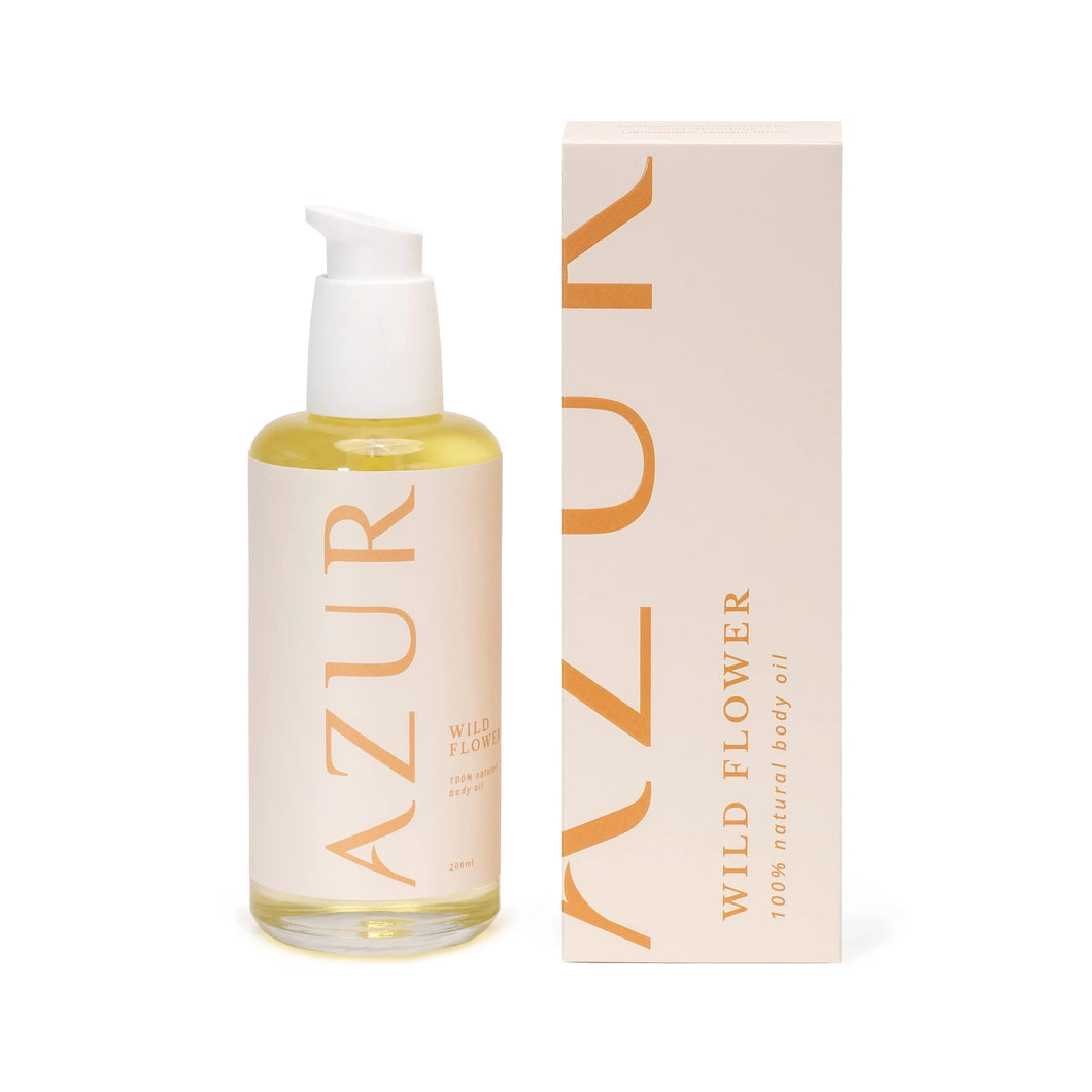 AZUR Wild Flower Body Oil - 100% naturlig kropsolie Gua-sha.dk