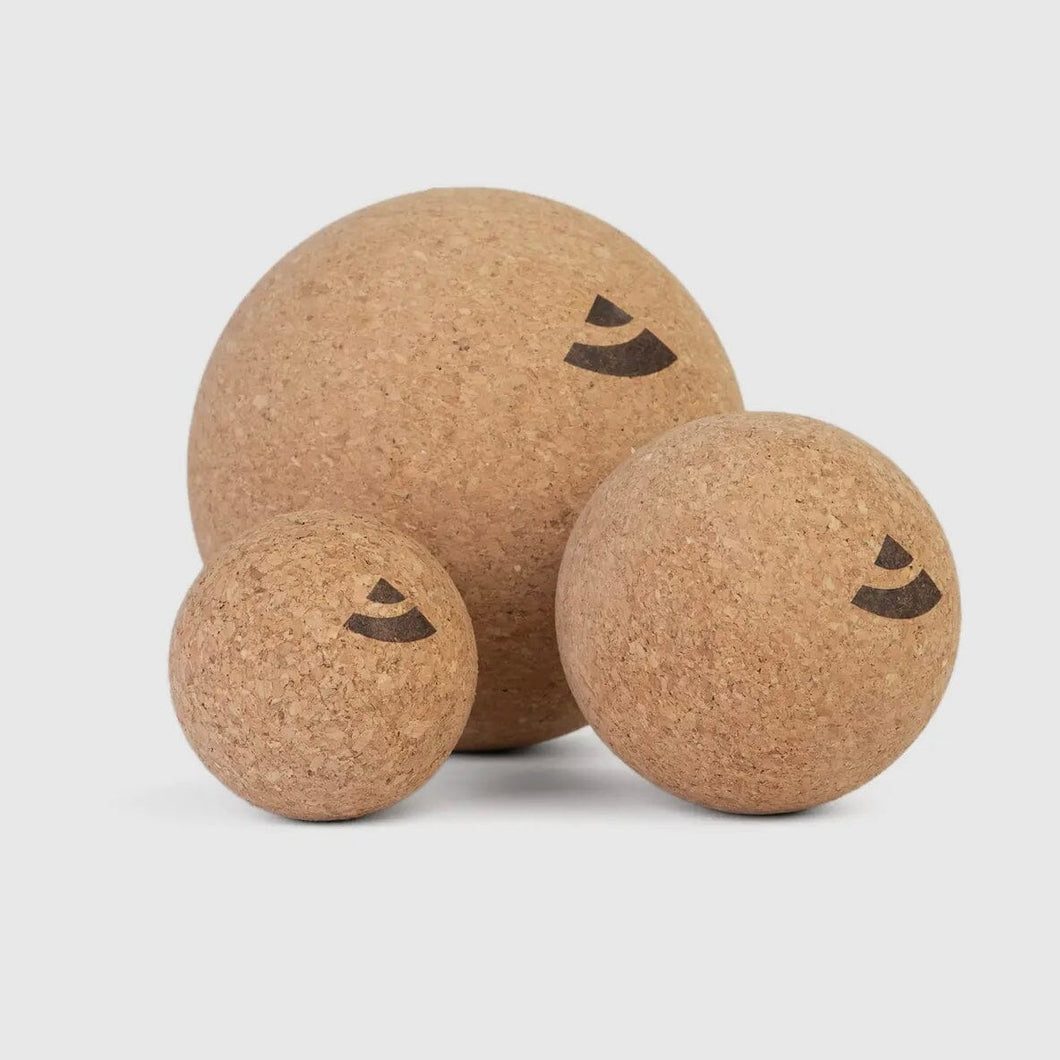 Massage bolde i kork - sæt med 3 stk Gua-sha.dk