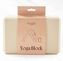 Indlæs billede til gallerivisning Yogablok i Hård Skum – Beige
