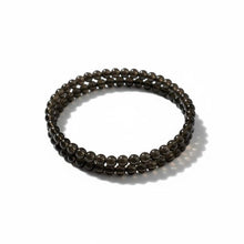 Indlæs billede til gallerivisning Gold Obsidian armbånd – 4 mm perler Gua-sha.dk
