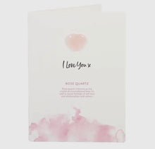 Indlæs billede til gallerivisning Love you - lille rosakvarts hjerte Gua-sha.dk
