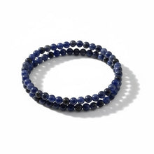Indlæs billede til gallerivisning Sodalit armbånd – 4 mm perler Gua-sha.dk
