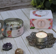 Indlæs billede til gallerivisning Duftlys med krystaller - Rose Gua-sha.dk
