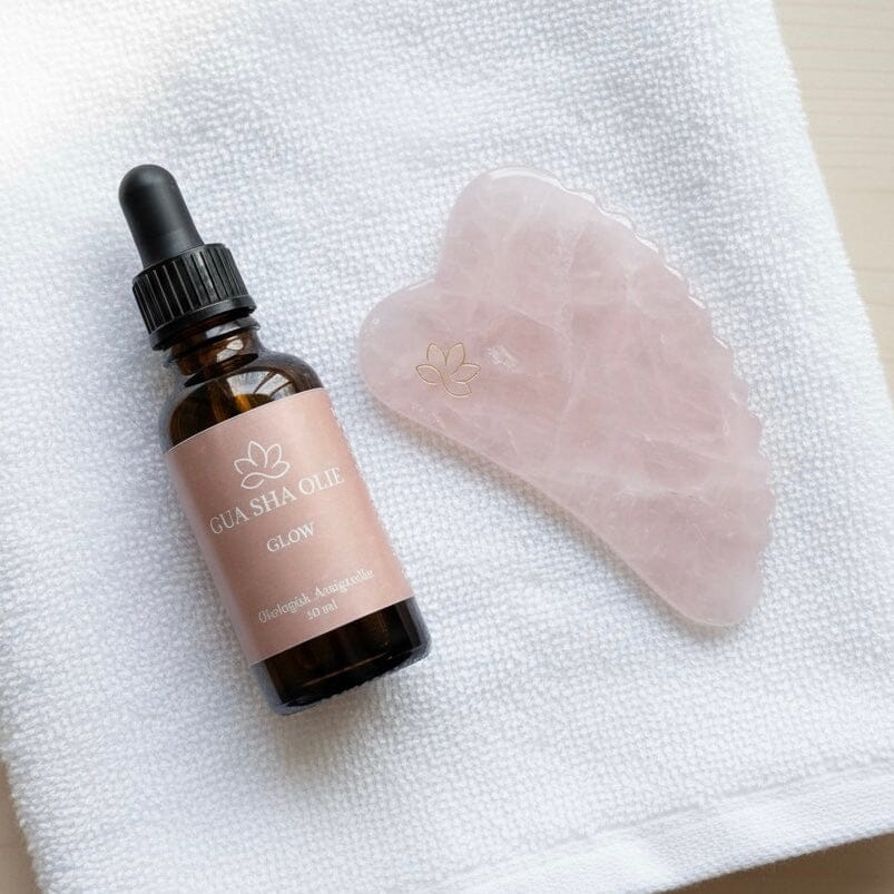 Gua Sha-kit GLOW - Giver en smuk glød til moden hud Gua-sha.dk
