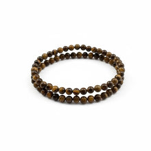 Indlæs billede til gallerivisning Tiger Eye armbånd – 4 mm perler Gua-sha.dk
