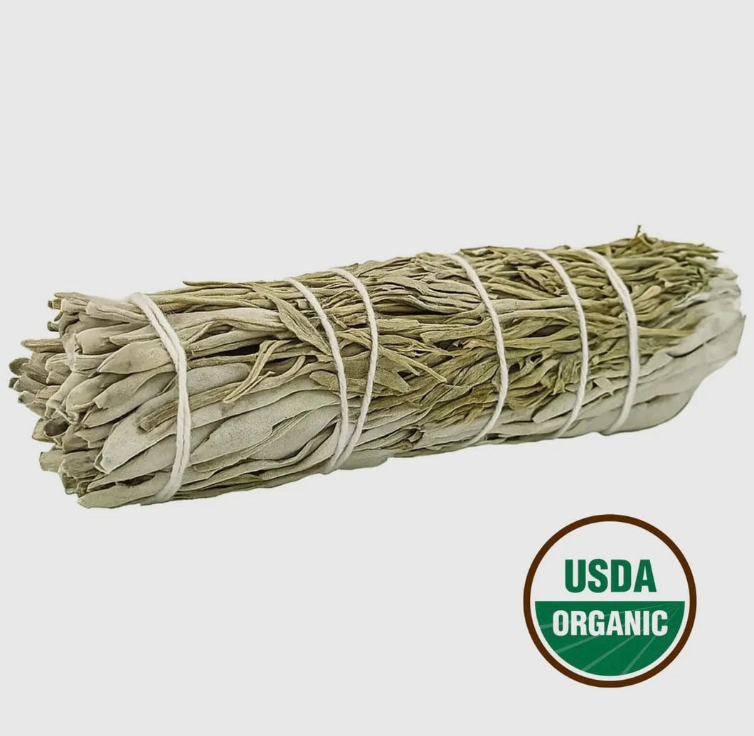 Hvid Salvie & Ruda Rue Røgelsepind 10 Cm Gua-sha.dk