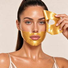Indlæs billede til gallerivisning Crytsallove - Hydrogel antioxidant ansigtsmaske med kollagen, vitamin C og E Gua-sha.dk
