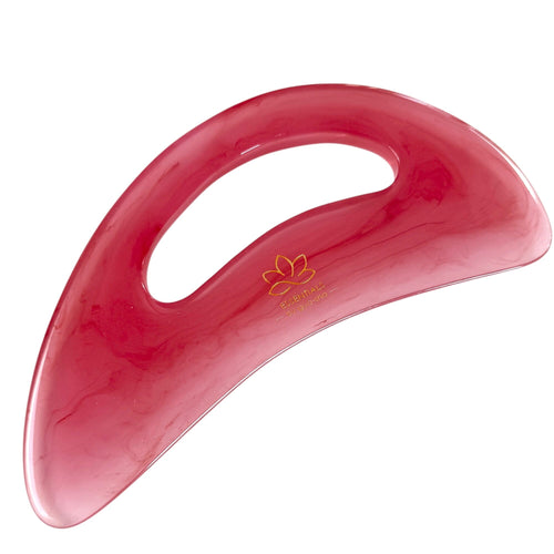 BodyShape Massage Gua Sha - Dyb Rosa - 20 cm Gua-sha.dk