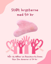 Indlæs billede til gallerivisning 💗Støt Brysterne💗 Emma Gua Sha - Rosakvarts - gua-sha.dk Gua-sha.dk
