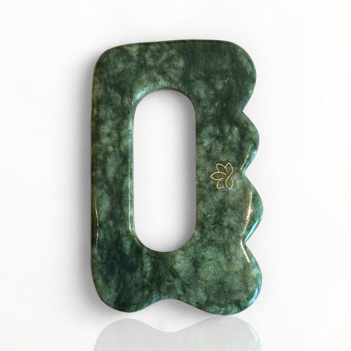 RU-YI Body Flow Gua sha - Dark Jade Gua-sha.dk