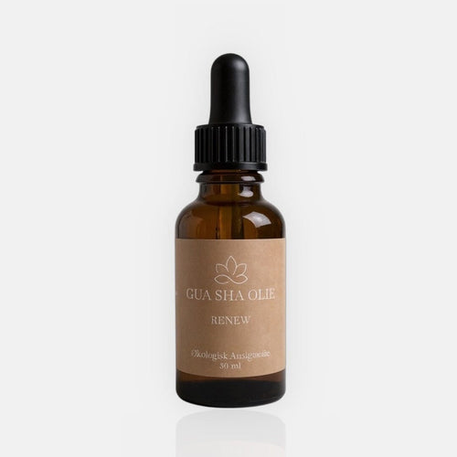 Gua Sha Olie RENEW: Økologisk Ansigtsolie til Normal, Tør og Sensitiv Hud Gua-sha.dk