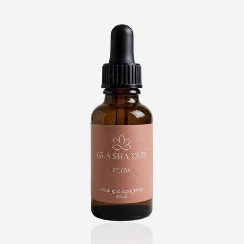 Gua Sha Olie GLOW: Økologisk Ansigtsolie til Normal og Moden Hud Gua-sha.dk
