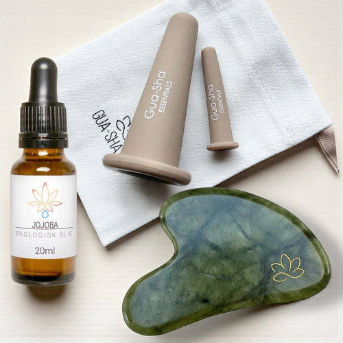 Pakketilbud, Gua Sha & SilkSoft Cupping sæt Gua-sha.dk