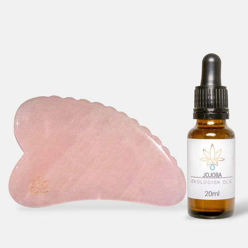 Aya Sculpt Gua Sha kit - Rosakvarts Gua-sha.dk