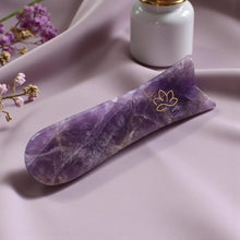 Indlæs billede til gallerivisning Gua Sha flow fisk - Amethyst Gua sha Gua-sha.dk
