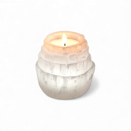 Selinit fyrfadsstage - 10 cm Gua-sha.dk