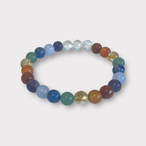 Crystal Harmony Bracelet - Chakra Stones Gua-sha.dk