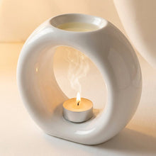 Indlæs billede til gallerivisning Aroma burner - hvid stor Gua-sha.dk
