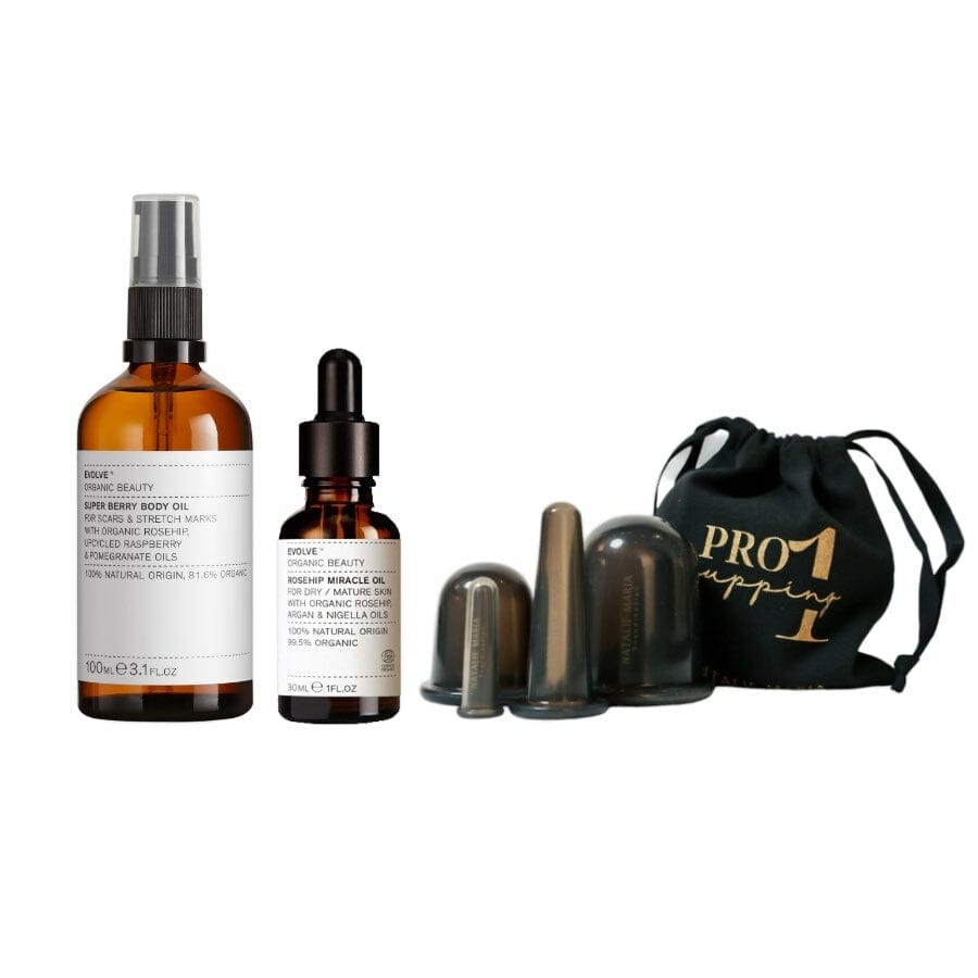 NMS PRO 1 Cupping + Evolve - sæt Body & Face Gua-sha.dk