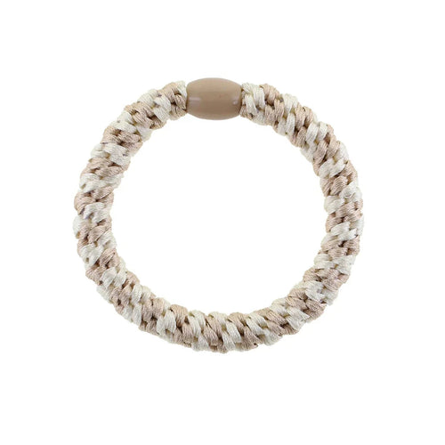 By Stær - Hårelastik - Beige/Hvid Gua-sha.dk