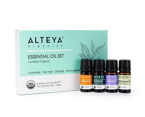 Alteya Organics - Økologisk Essentiel olier Pure Gratitude Gaveæske Gua-sha.dk