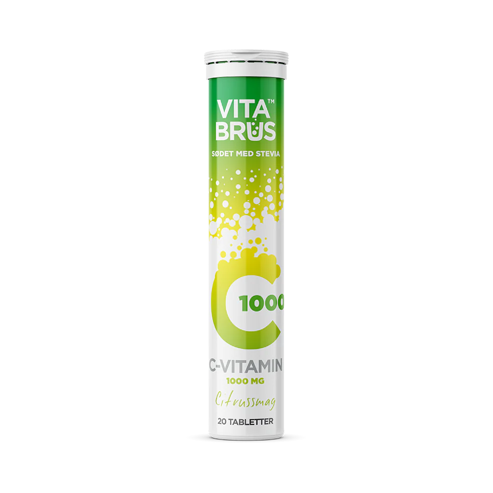 VitaBrus, C vitamin 1.000mg, 20 tabl. Gua-sha.dk