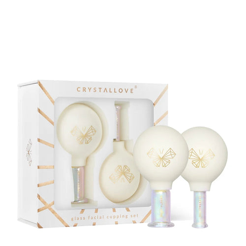 Crystallove Glas cupping sæt - til ansigt og nakke Gua-sha.dk