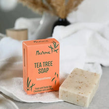 Indlæs billede til gallerivisning Nurme Tea Tree Sæbebar – Antibakteriel &amp; Dybderensende Gua-sha.dk
