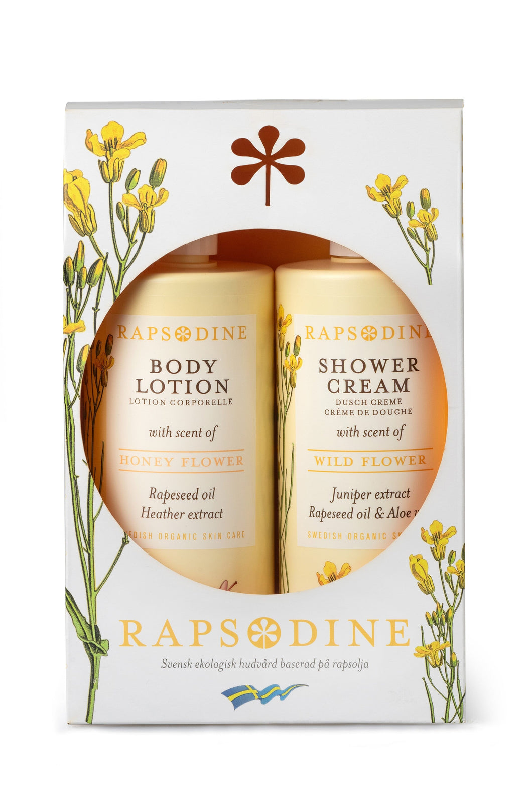 Rapsodine Body Lotion & Shower Cream, 2 X 500ml Gua-sha.dk