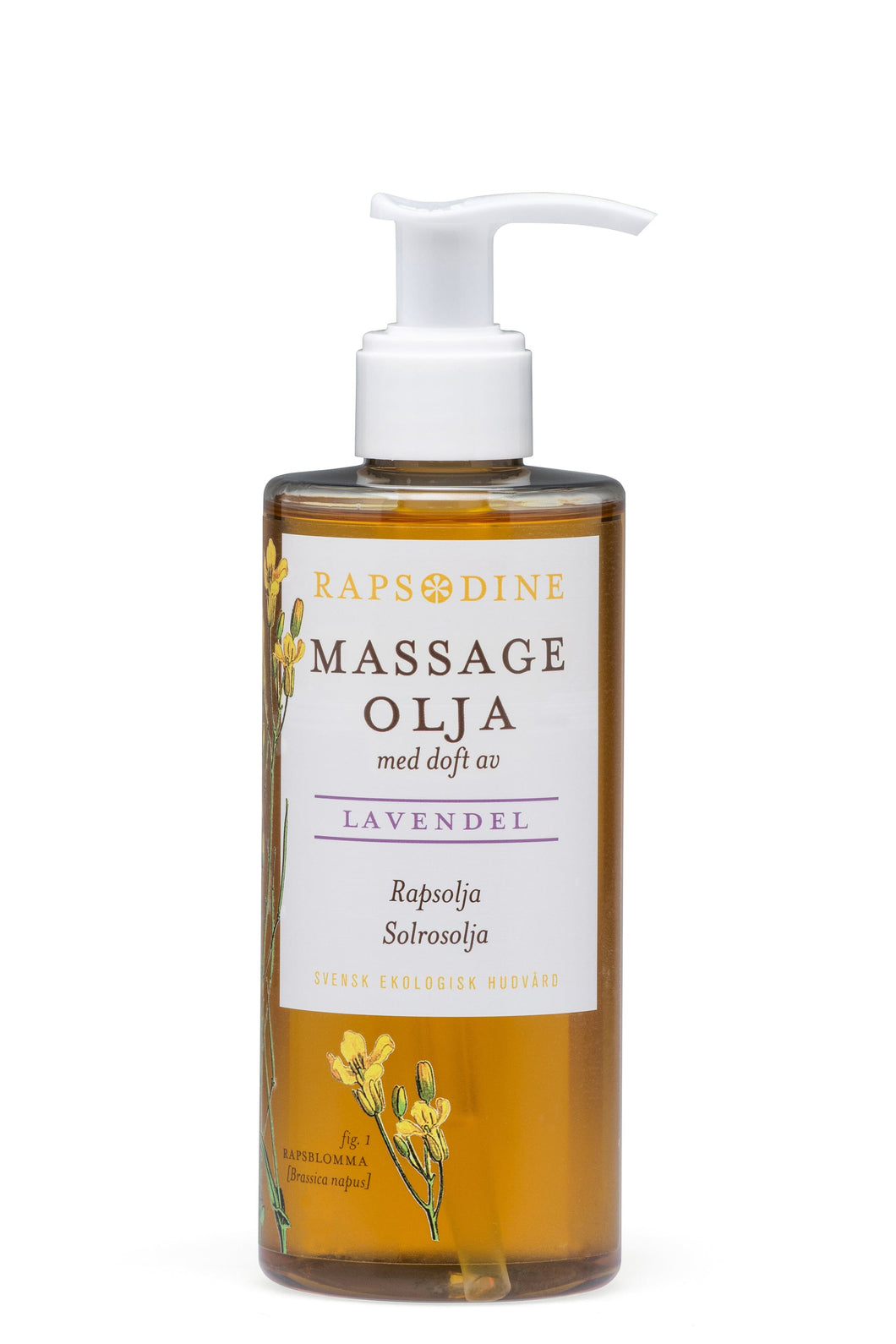 Rapsodine massageolie med lavendel - 250 ml Gua-sha.dk