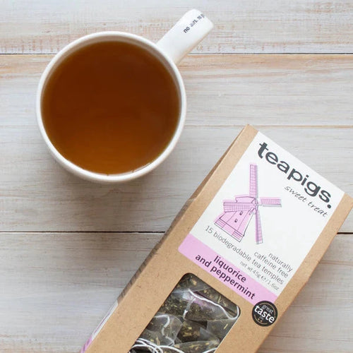 teapigs - liquorice & peppermint tea - sweet treat Gua-sha.dk