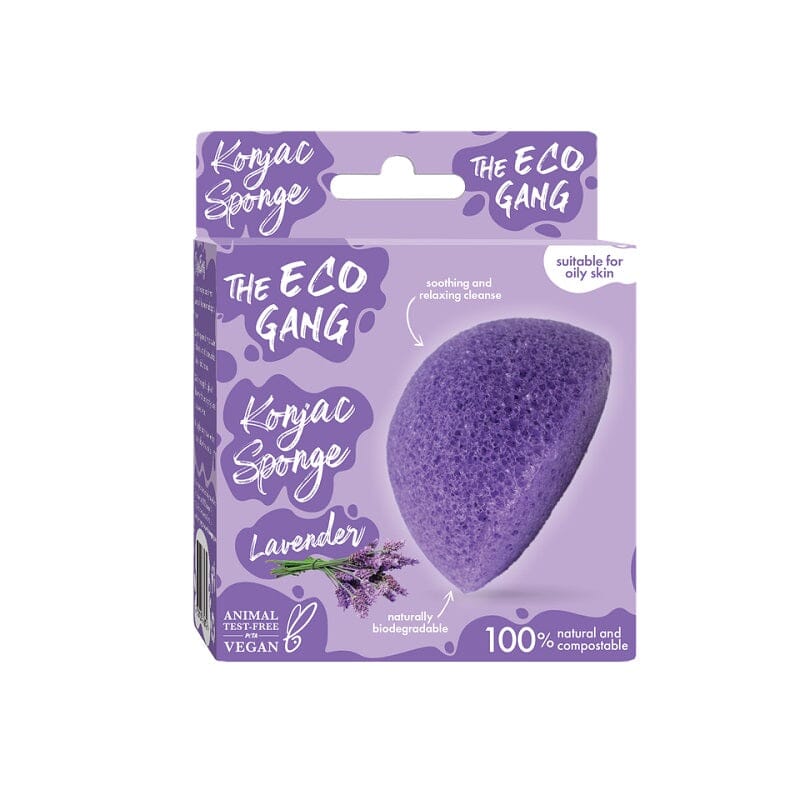 THE ECO GANG - Konjac Sponge - Lavender Gua-sha.dk